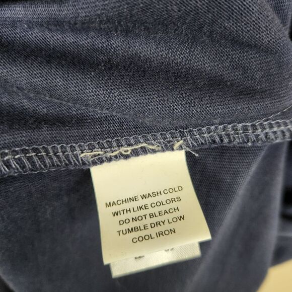 Carbon 2 Cobalt Mens Cap Sleeve Solid Print Minimalist Tee Medium - Picture 4 of 4